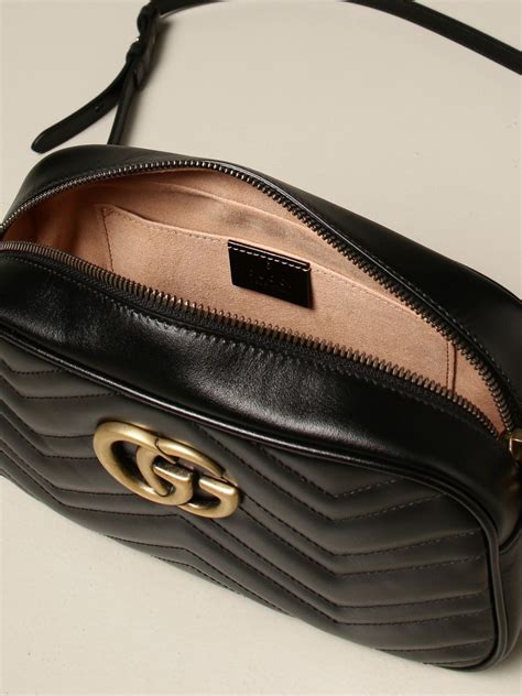 borsa tracolla nera gucci|borse a tracolla gucci.